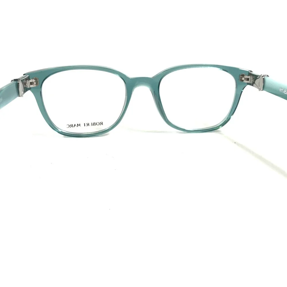 Robert Marc Eyeglasses Frames 835-264 Clear Light Blue Square Full Rim 48-20-135